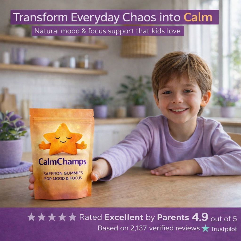 Calm Champs Saffron Gummies