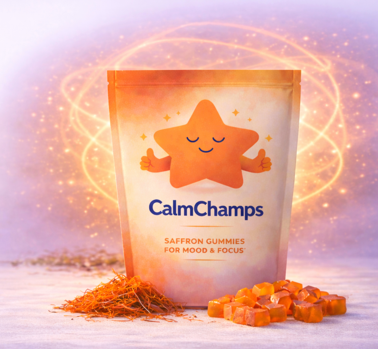 Calm Champs Saffron Gummies